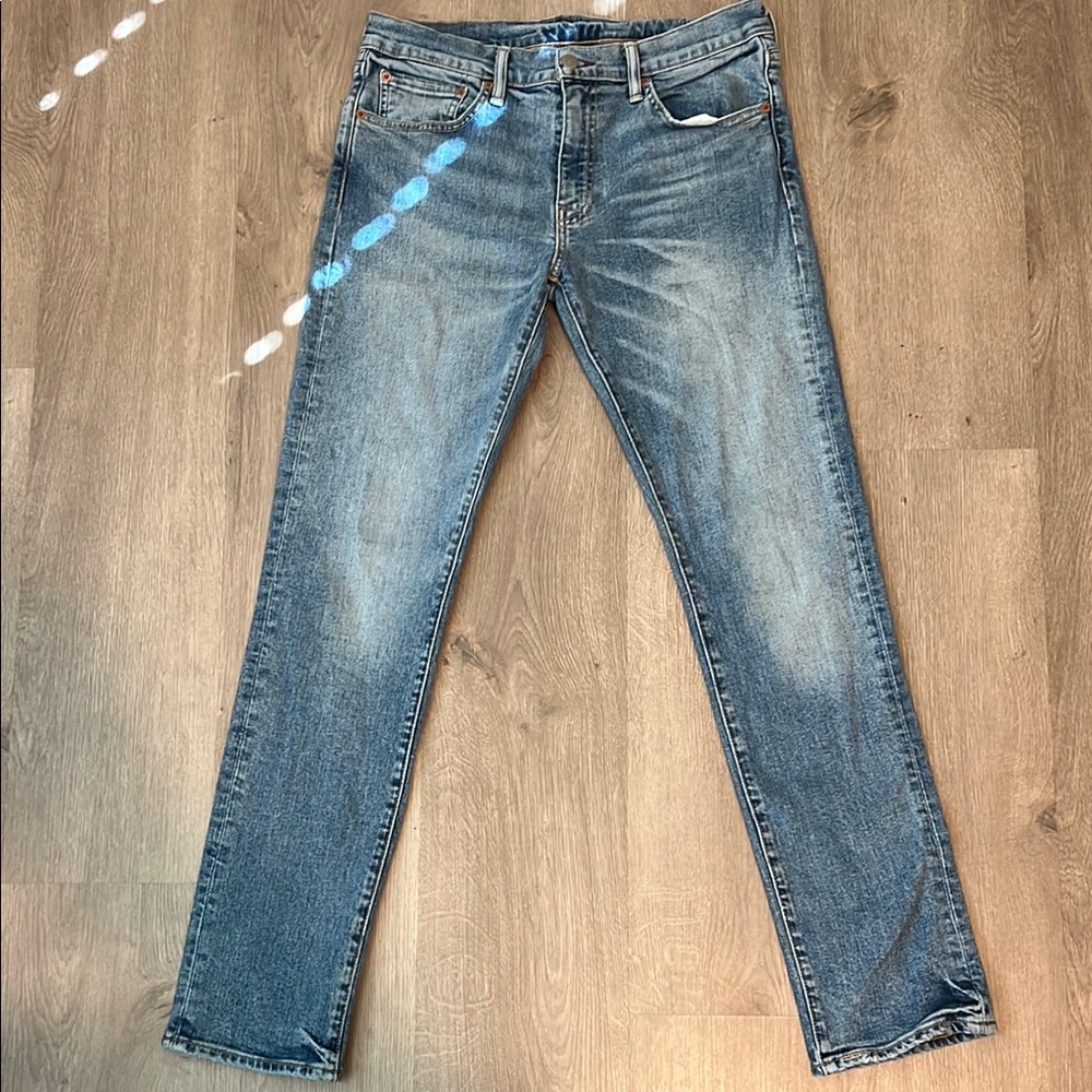 Levi's Blue Slim Fit Jeans with Natural Fading